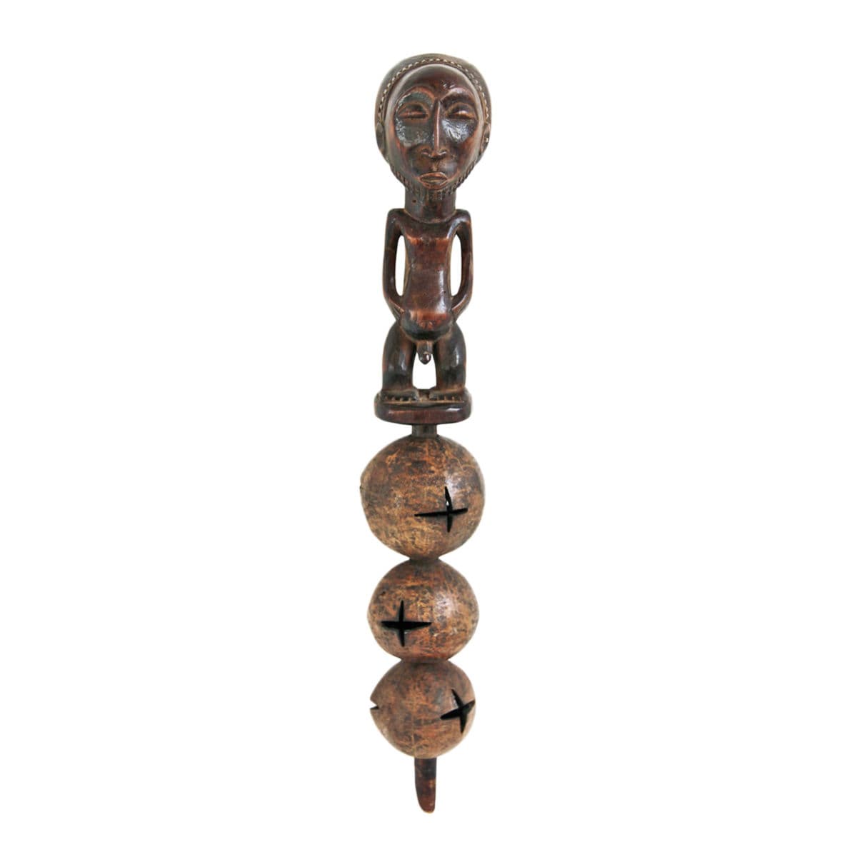 Vintage Hemba Tribe Rattle - Thumbnail 2