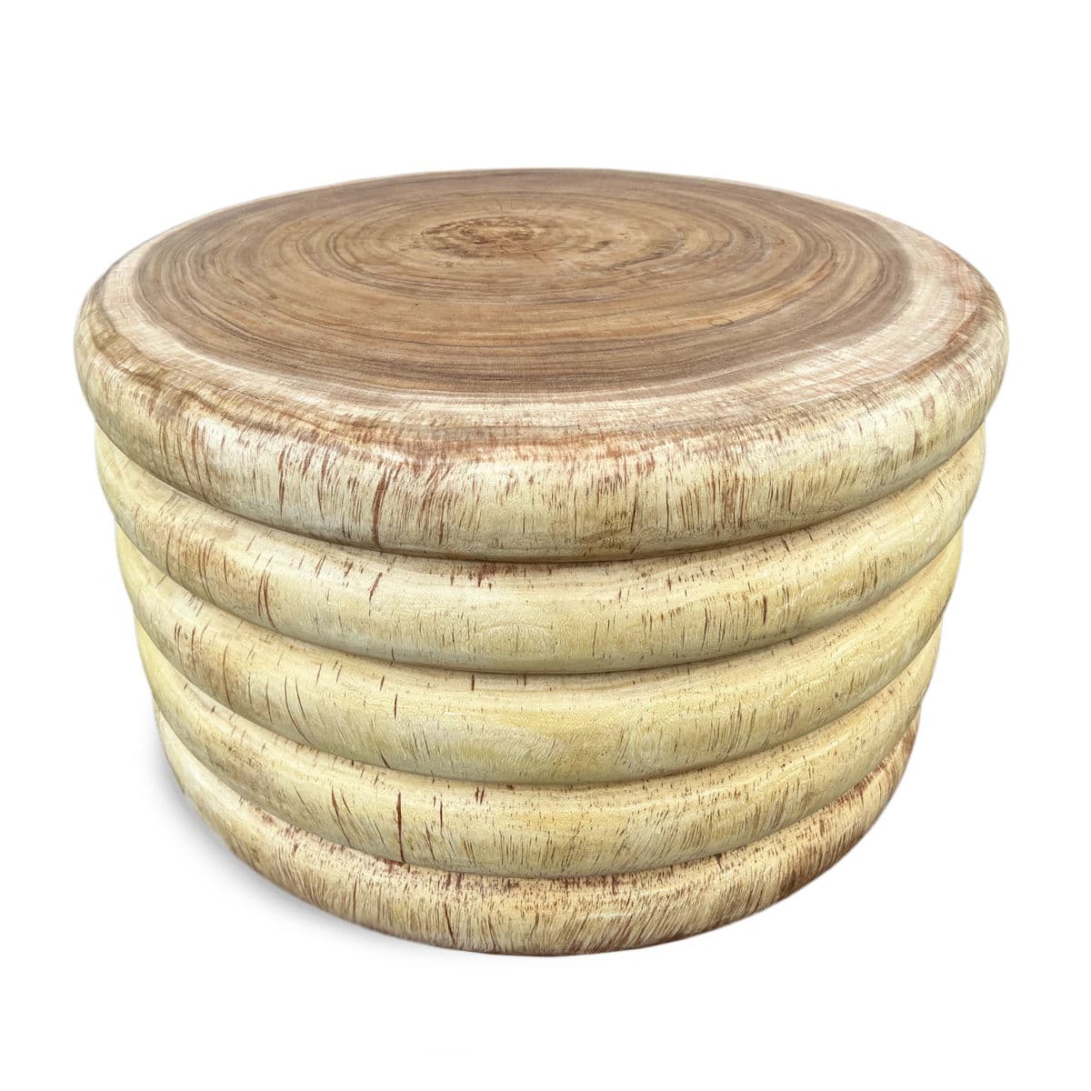 Raw Ribbed Stack Table - Thumbnail 2