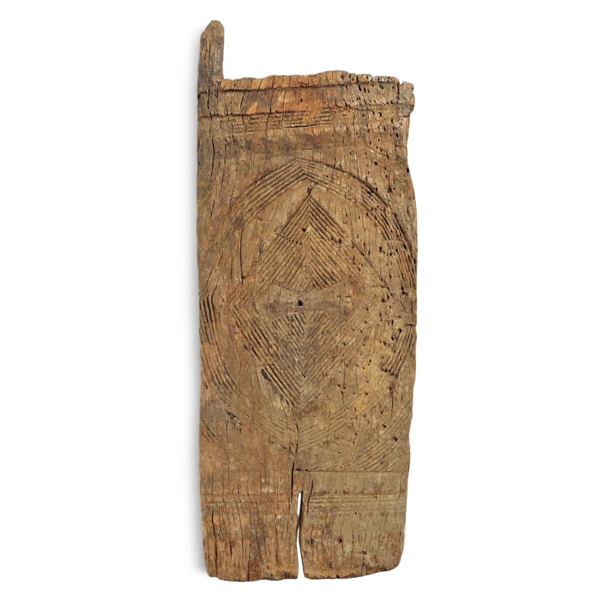Vintage Igbo Carved Wood Door - Thumbnail 2
