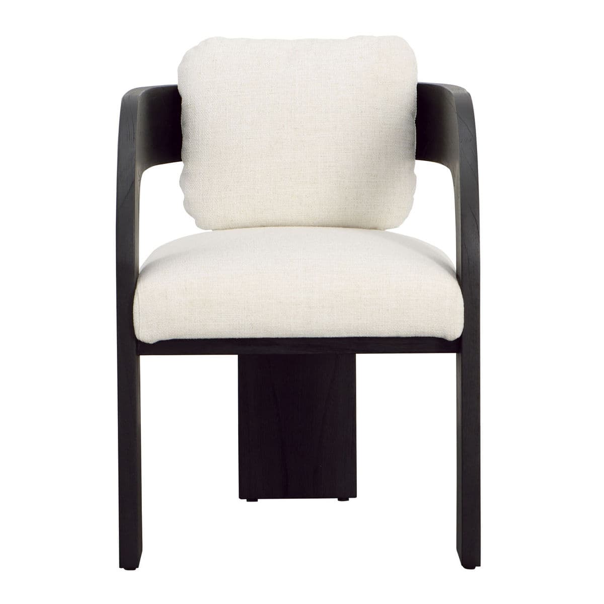 Mod Black Arched Arm Dining Chair - Thumbnail 2