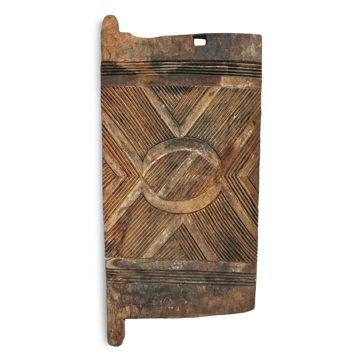 Vintage Igbo Carved Wood Door - Thumbnail 2