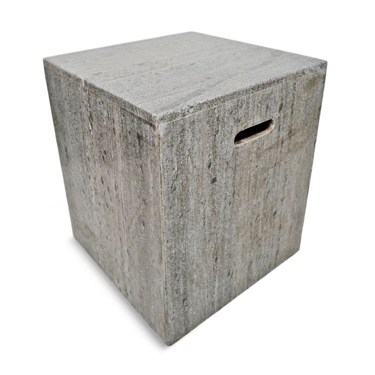 Grey Marble Cube Stool / Table - Thumbnail 2
