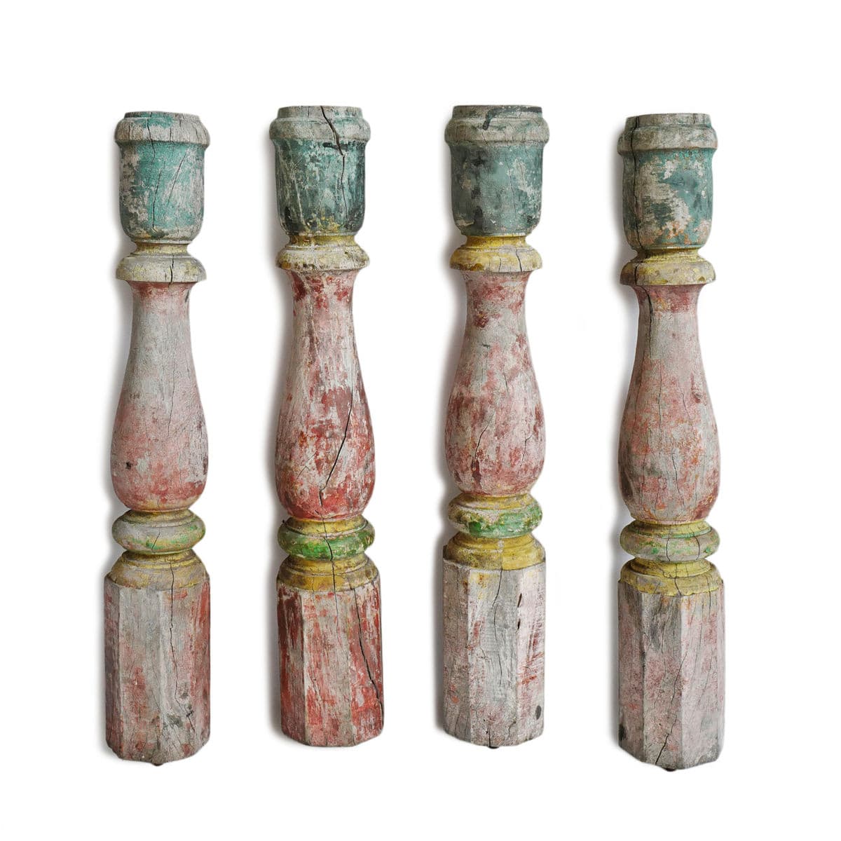 Old Wood Banister Pieces - Thumbnail 2