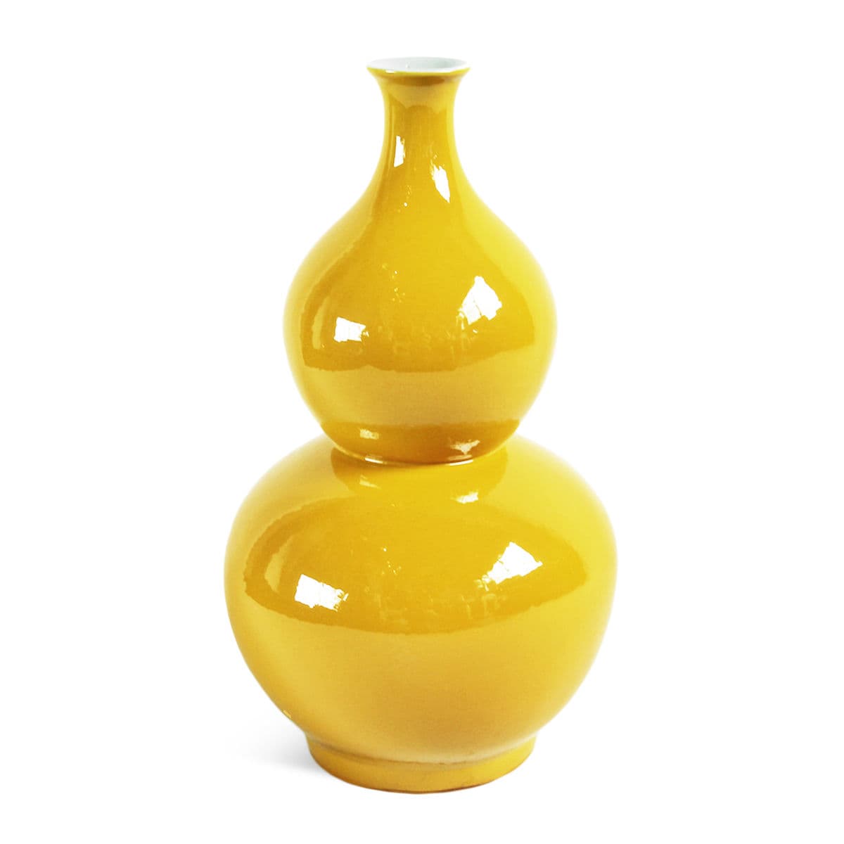 Lemon Yellow Ceramic Bubble Vase - Thumbnail 2