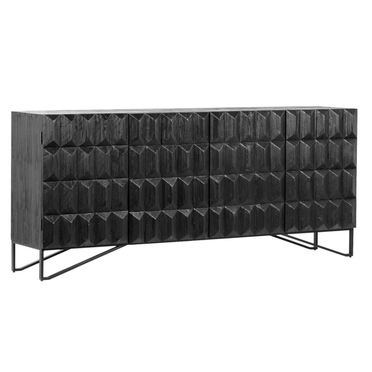 Berlin Black Prism Sideboard - Thumbnail 2
