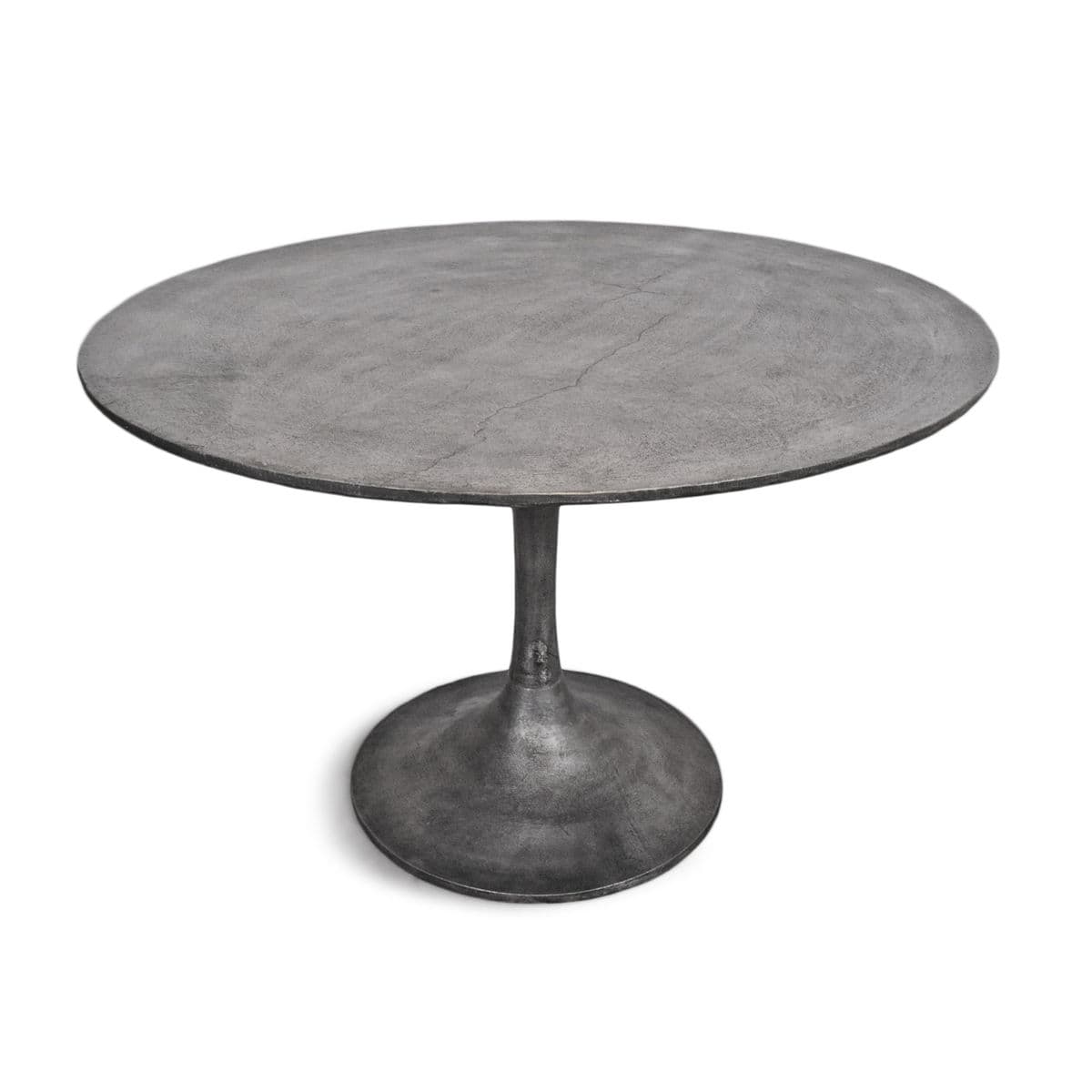 Gunmetal Round Dining Table 48 - Thumbnail 2