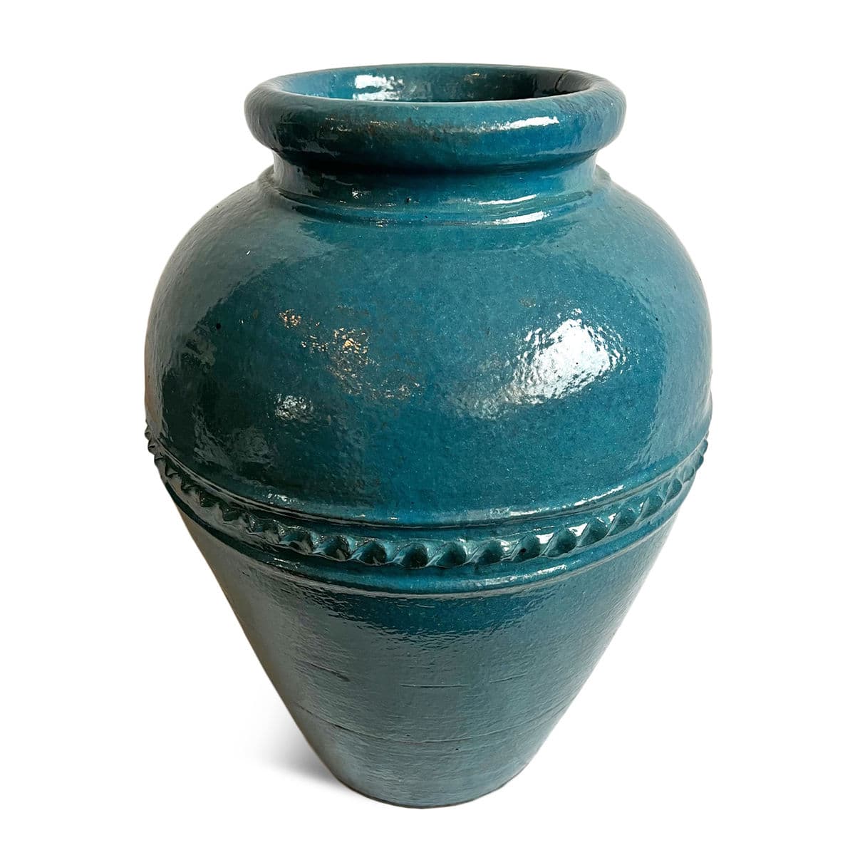 Vintage Turquoise Blue Java Vase - Thumbnail 2