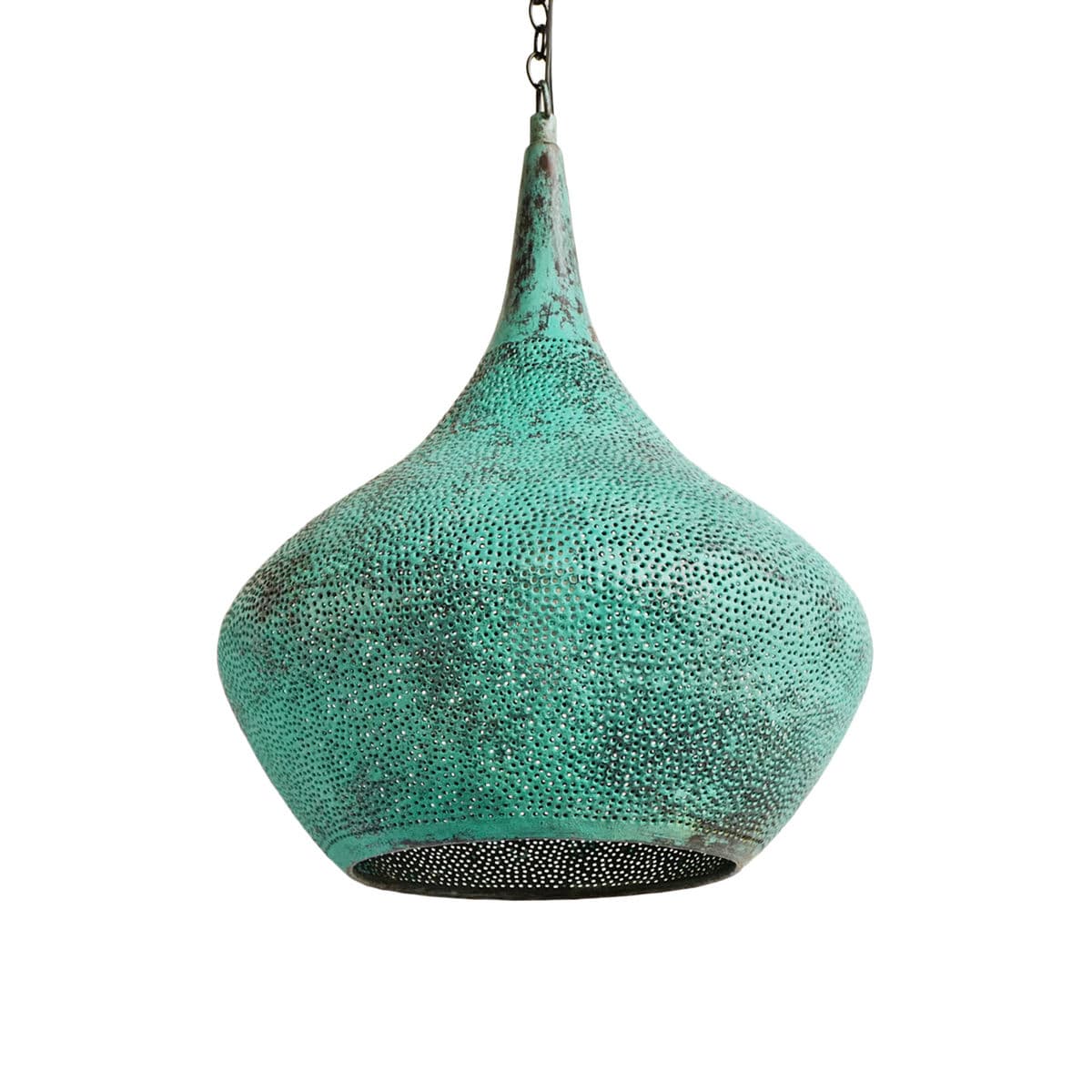 Copper Rain Drop Lantern X-Small - Thumbnail 2