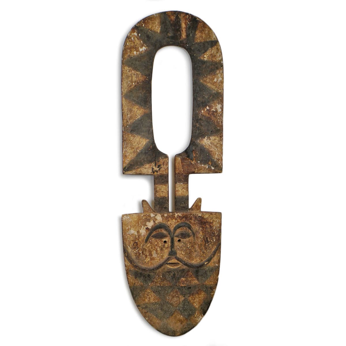 Large Nafana Bedu Plank Mask - Thumbnail 2