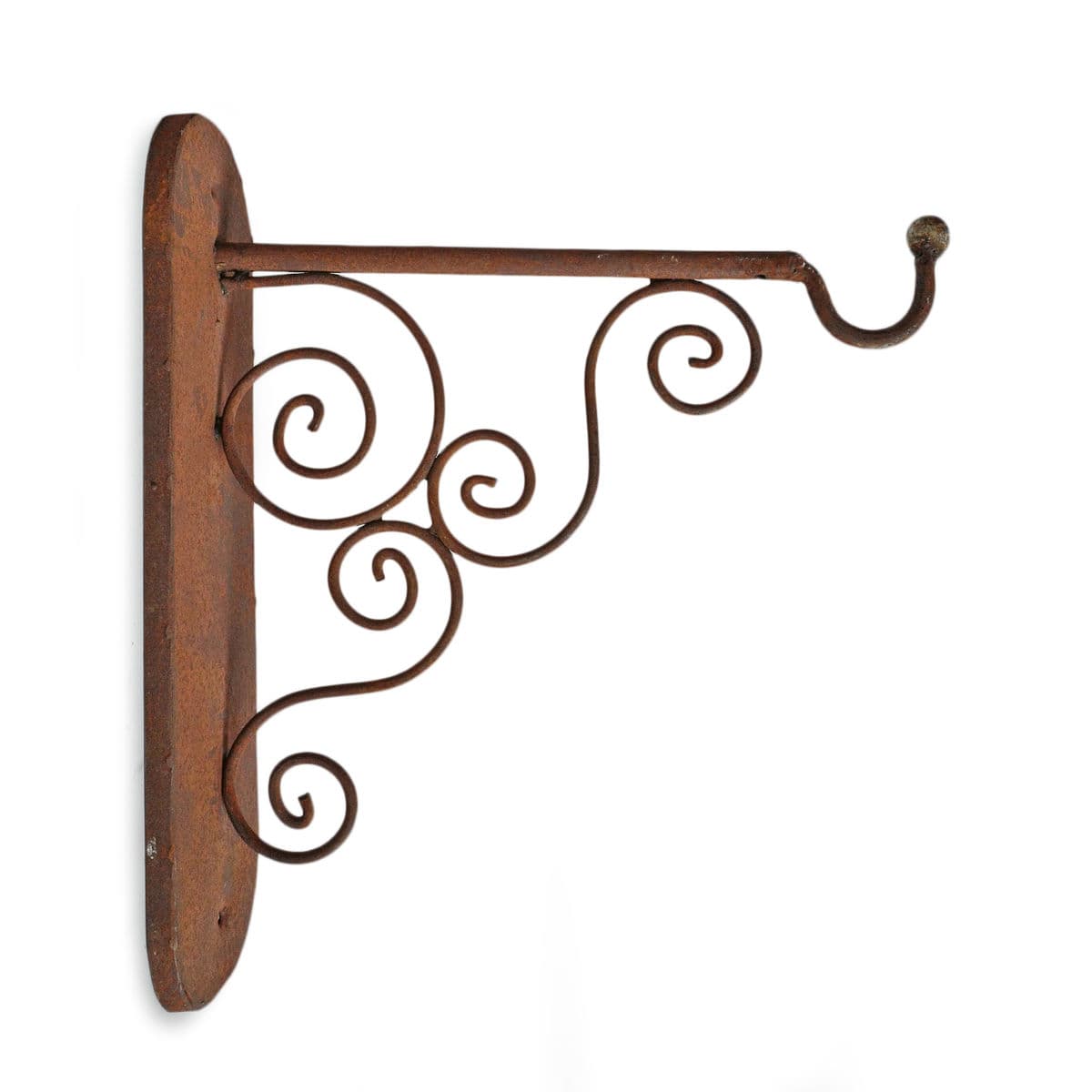 Iron Rust Scroll Wall Bracket - Thumbnail 2