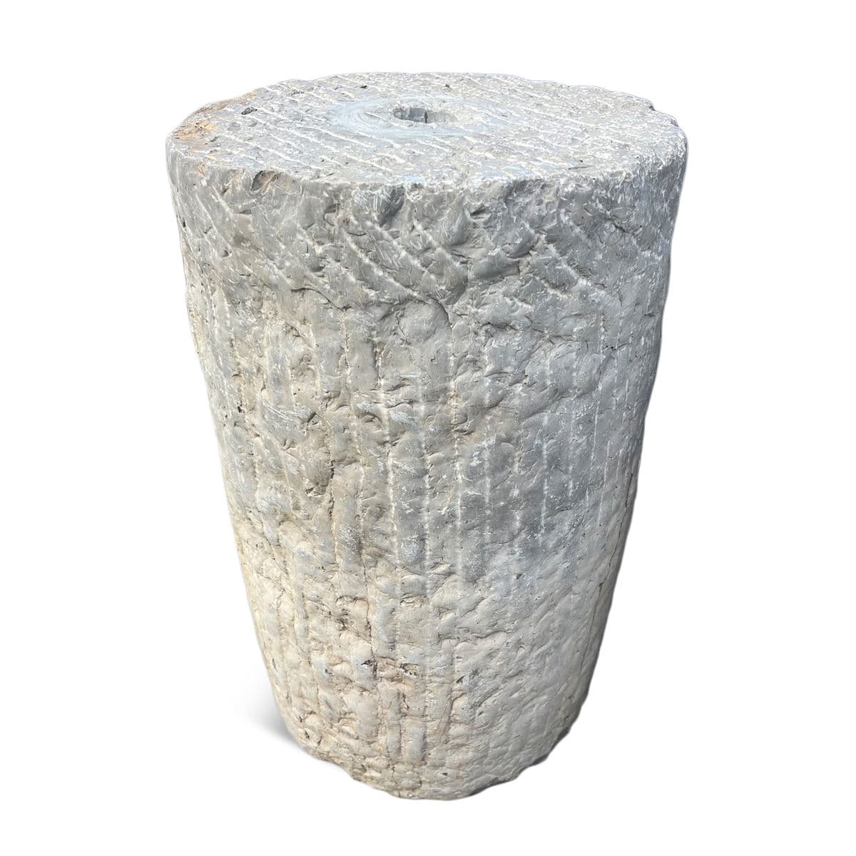 Vintage Mongolian Stone Field Roller - Thumbnail 2