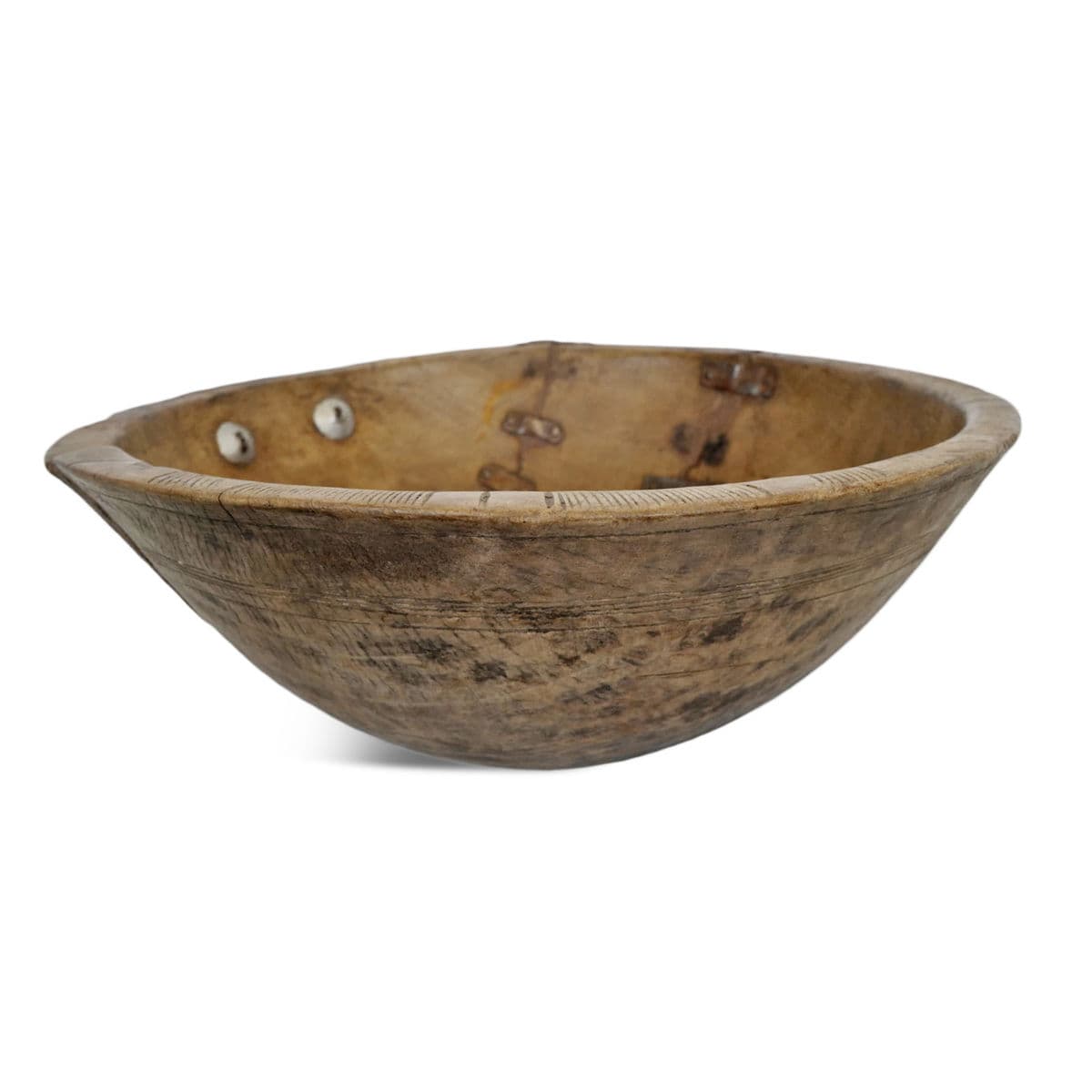 Old Tuareg Wood Bowl - Thumbnail 2