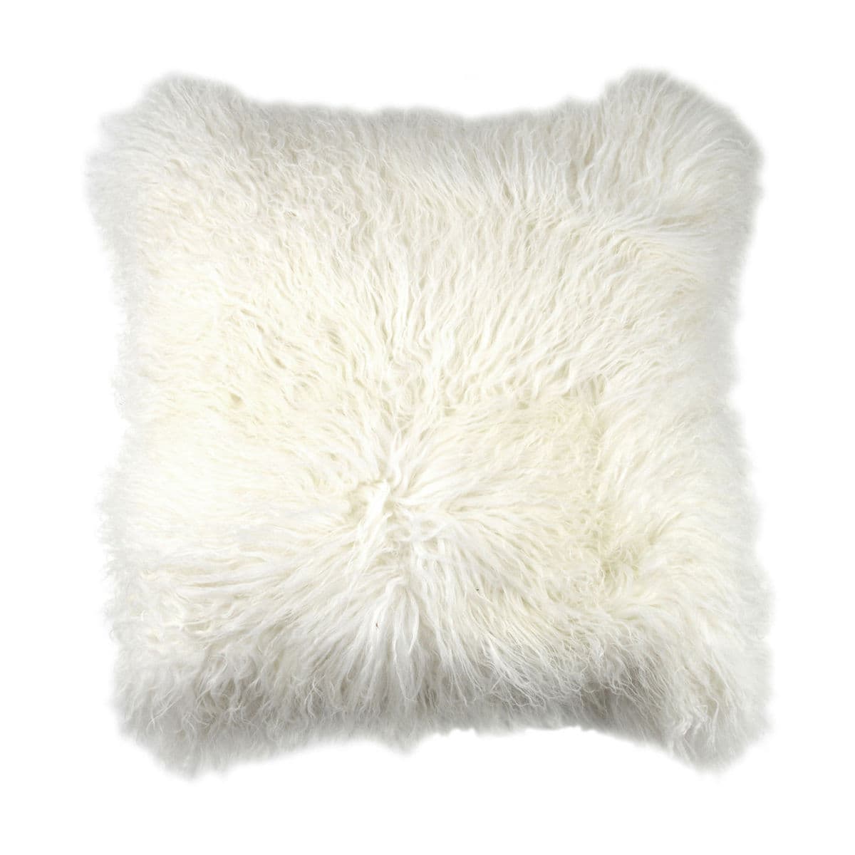 White Mohair Pillow - Thumbnail 2