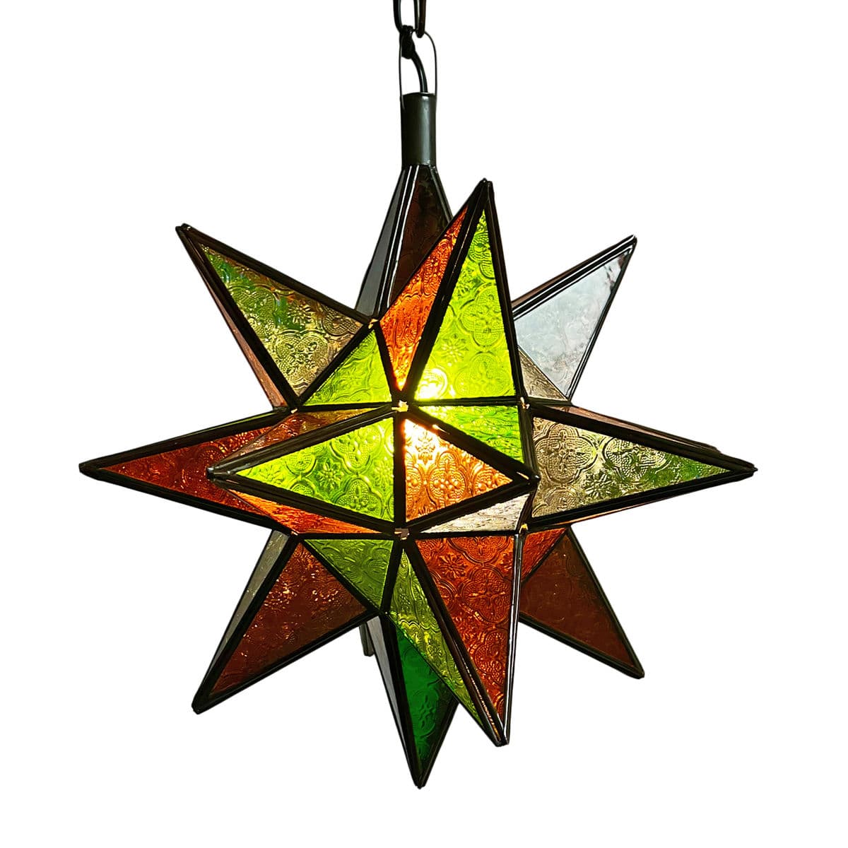 Multicolor Moravian Star Light Medium - Thumbnail 2