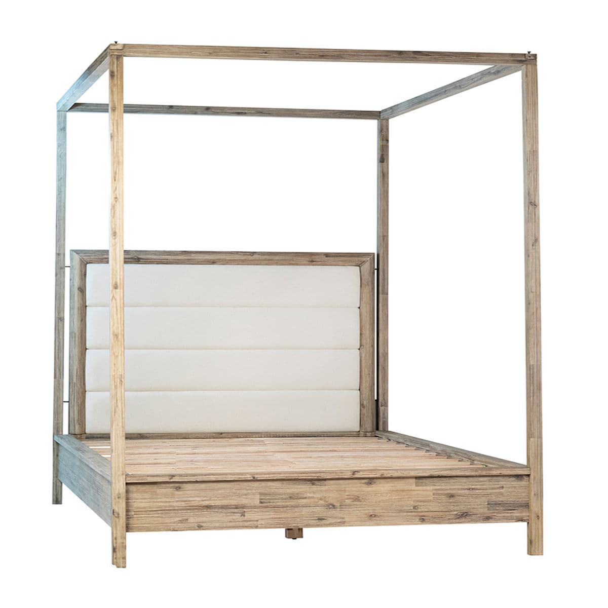 Natural Acacia Canopy King Bed - Thumbnail 2