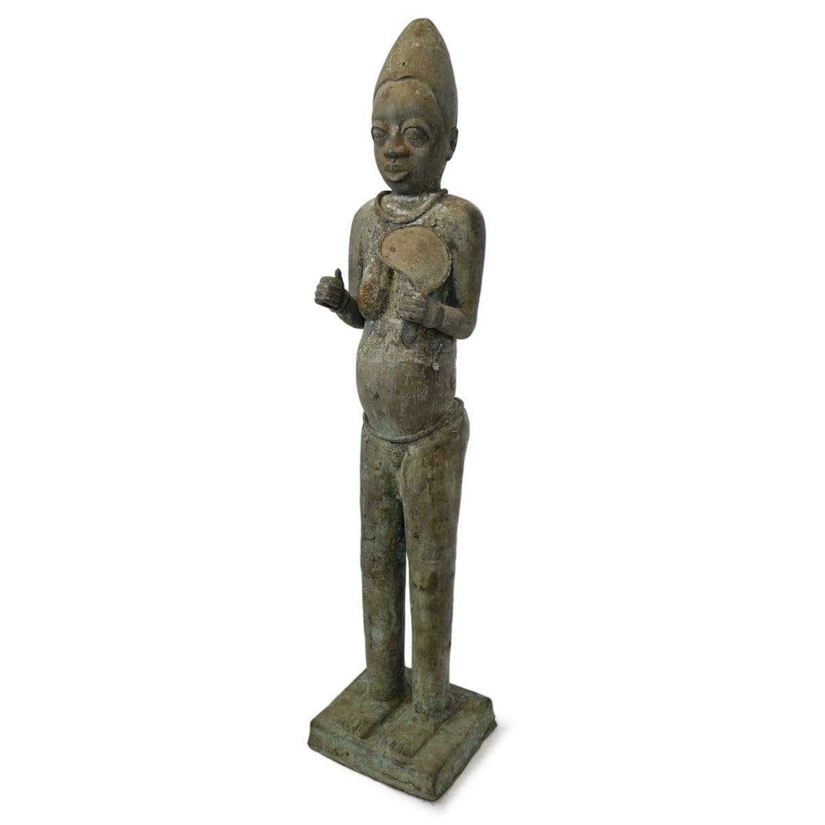 Bronze Nupe Idah Figure - Thumbnail 2