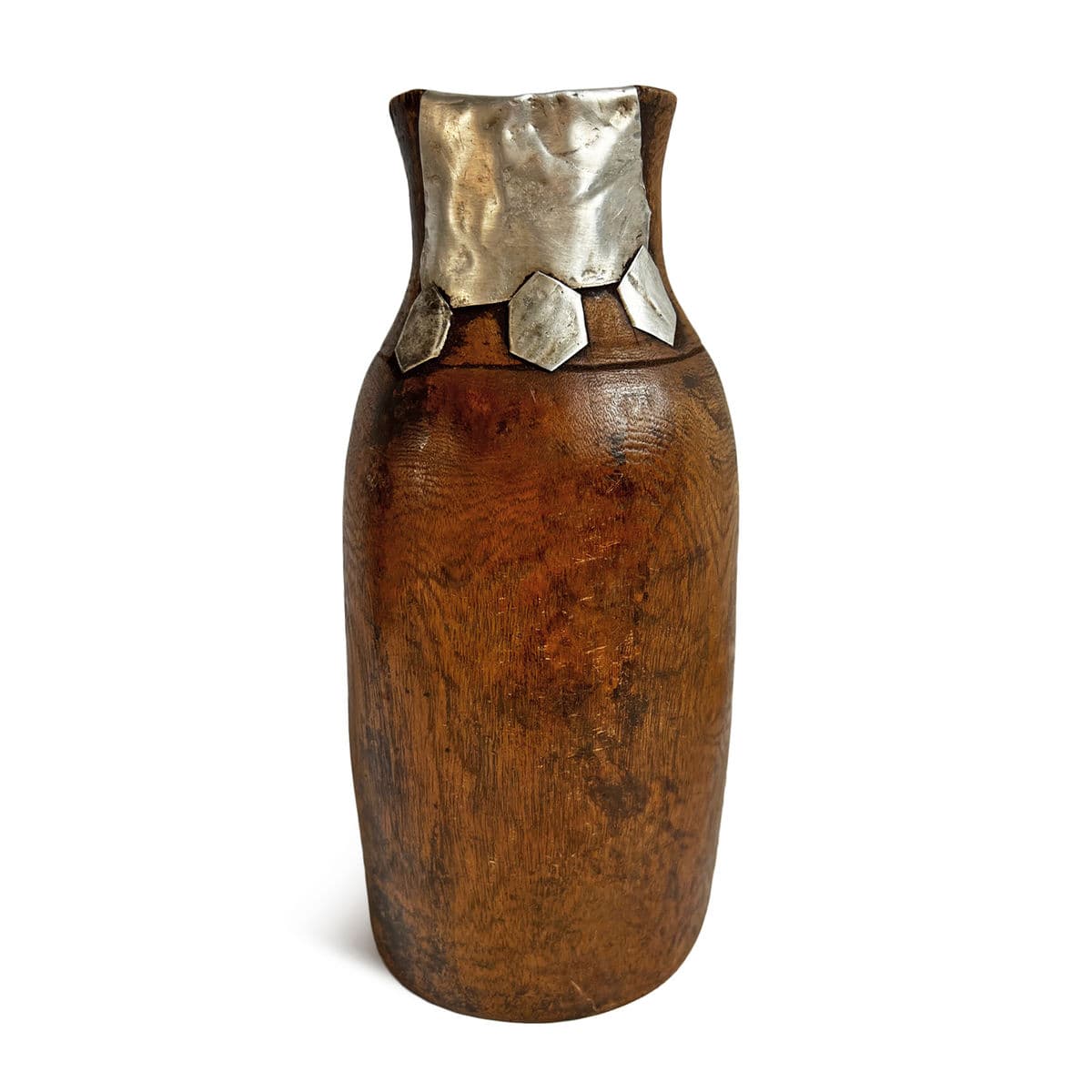 Vintage Tutsi Wood Pot - Thumbnail 2