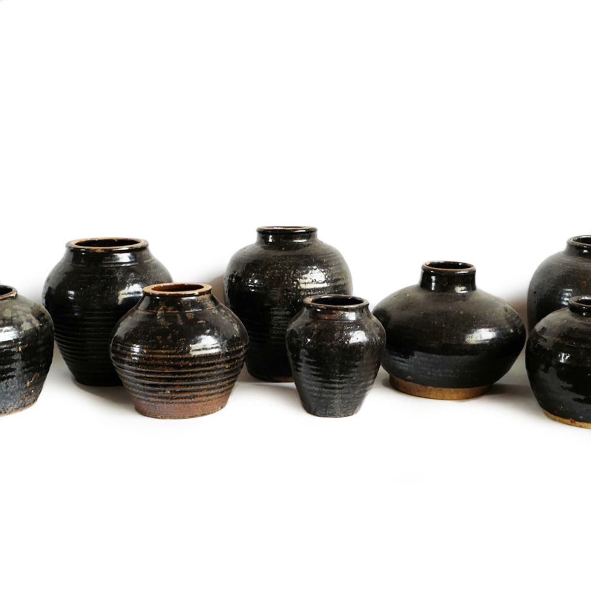 Vintage Black Village Pottery - Thumbnail 2