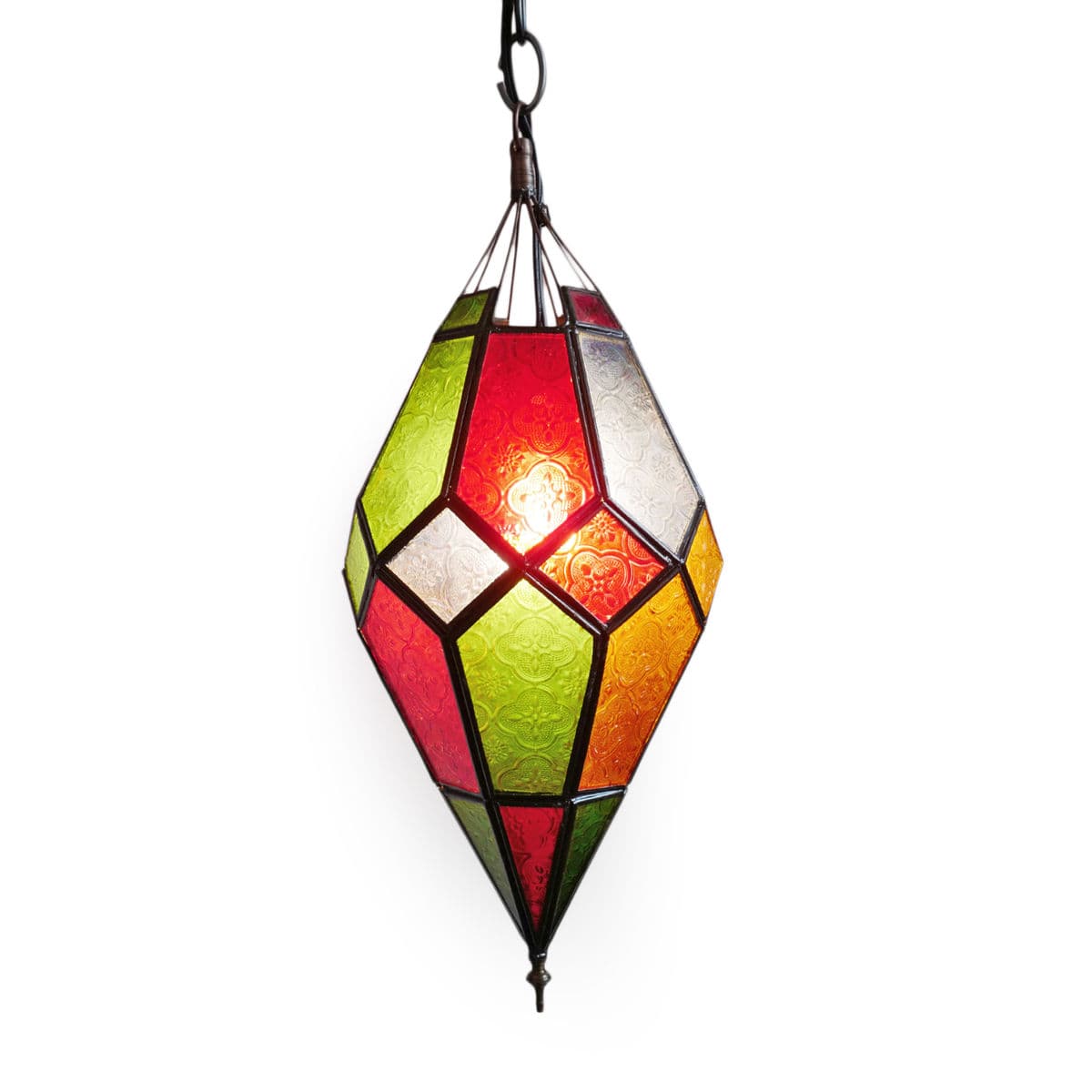 Colorful Prism Glass Pendant - Thumbnail 2
