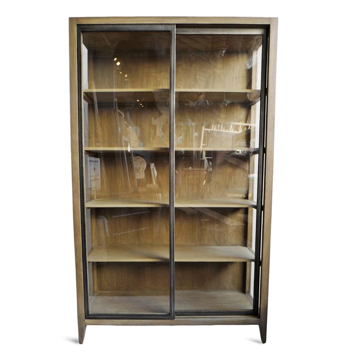 Nadina Wood Display Cabinet - Thumbnail 2