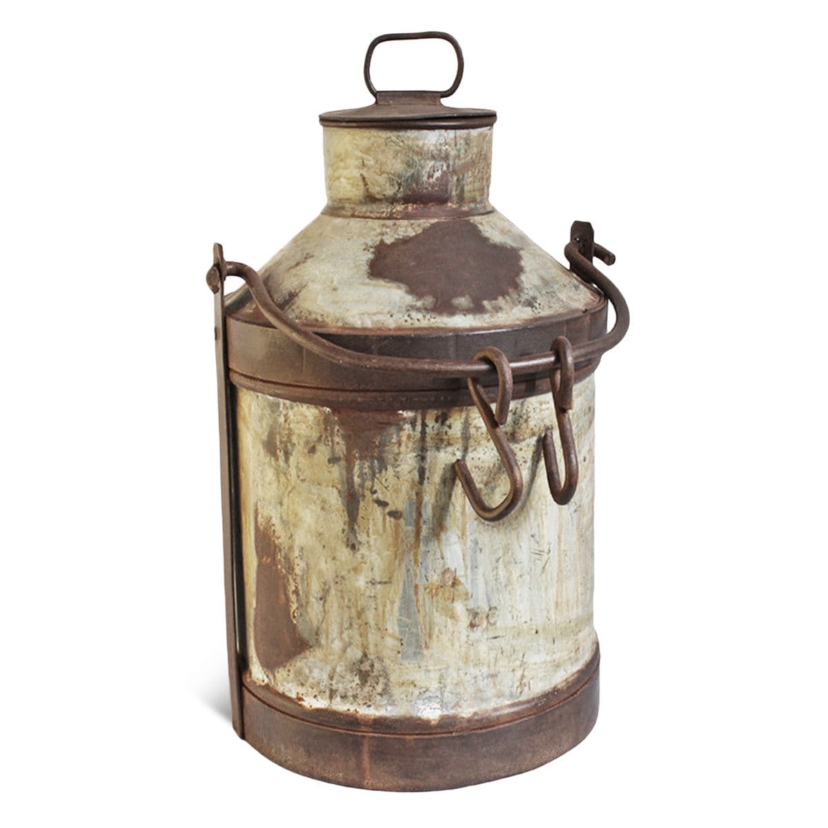 Large Vintage India Milk Can - Thumbnail 2