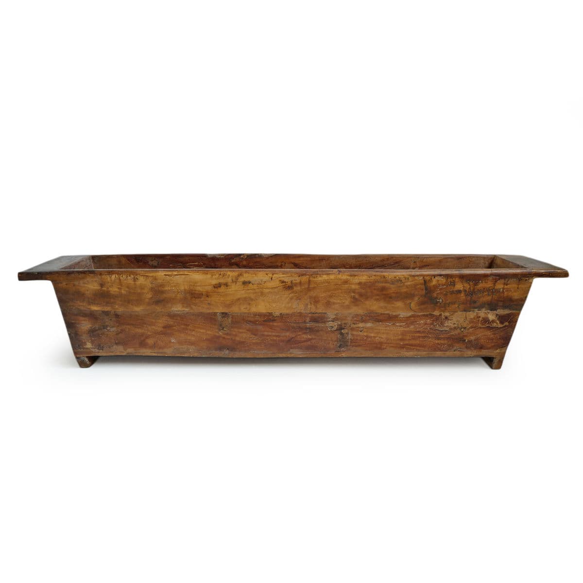 Vintage India Wood Trough - Thumbnail 2