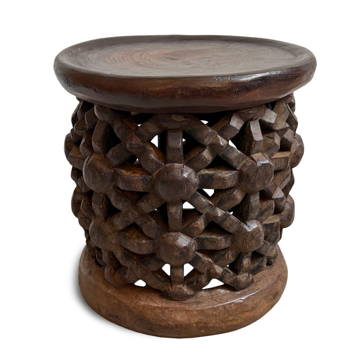 Vintage Bamileke Stool Table - Thumbnail 2