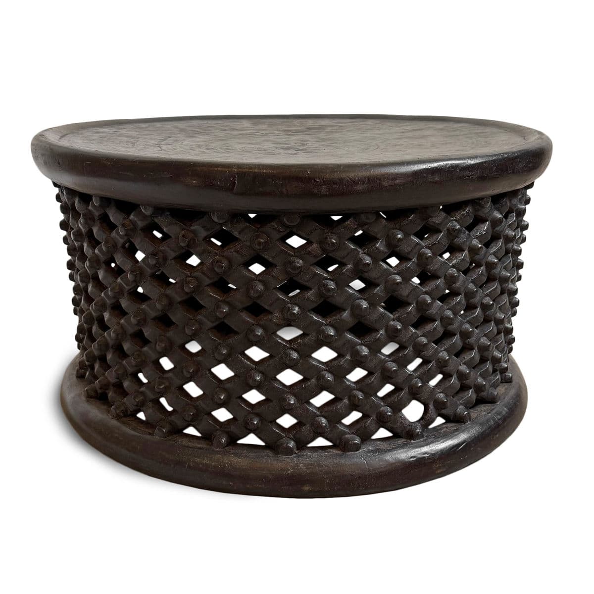 Vintage Bamileke Stool Table - Thumbnail 2