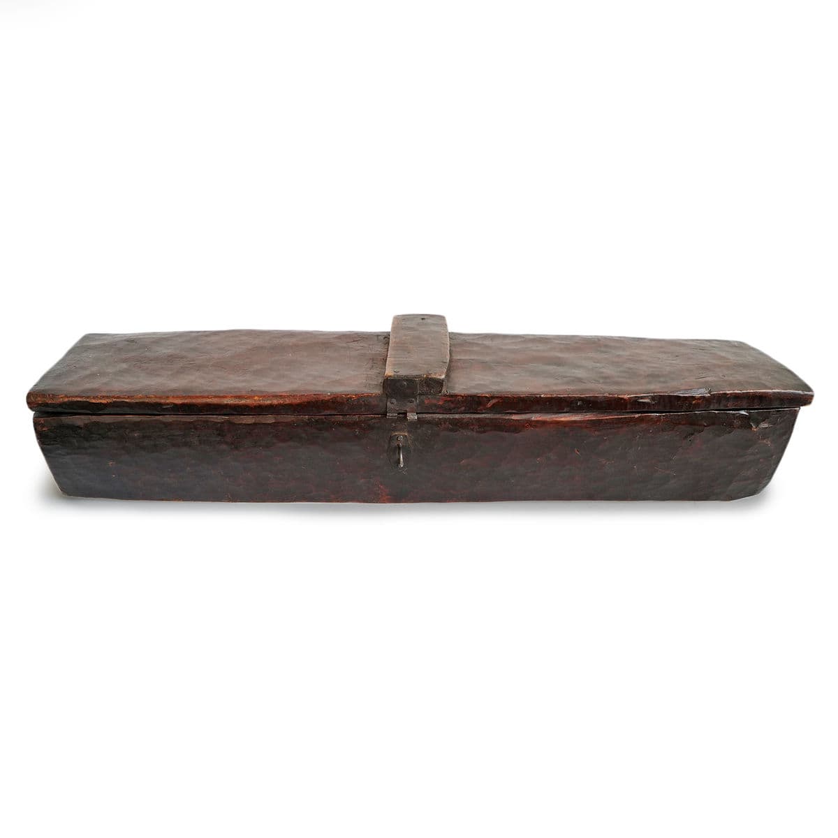 Old Ethiopian Wood Storage Box - Thumbnail 2