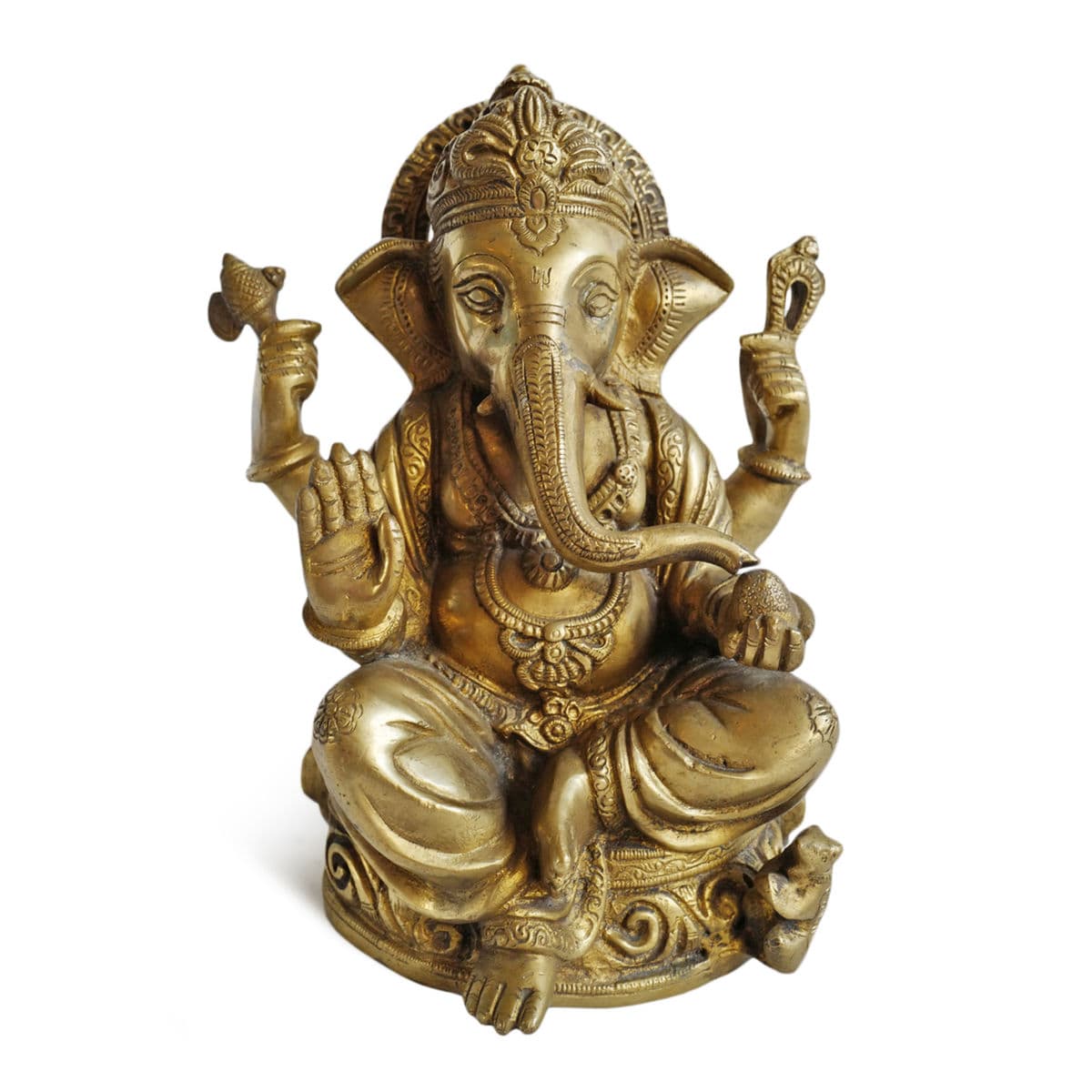 Vintage Brass Ganesha - Thumbnail 2