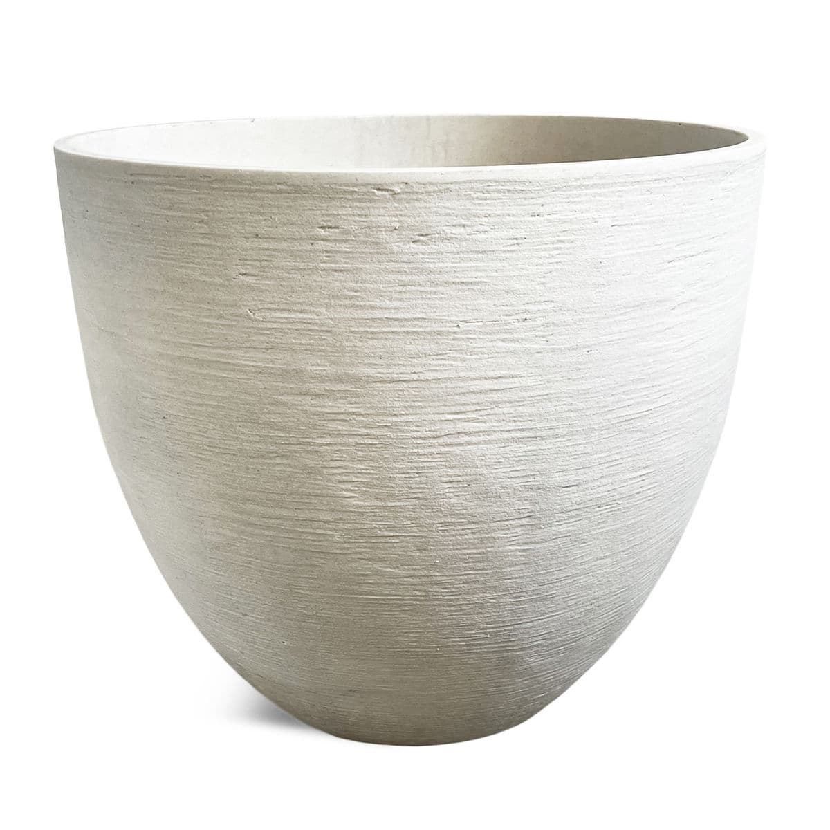 White Composite Planter Pot Large - Thumbnail 2