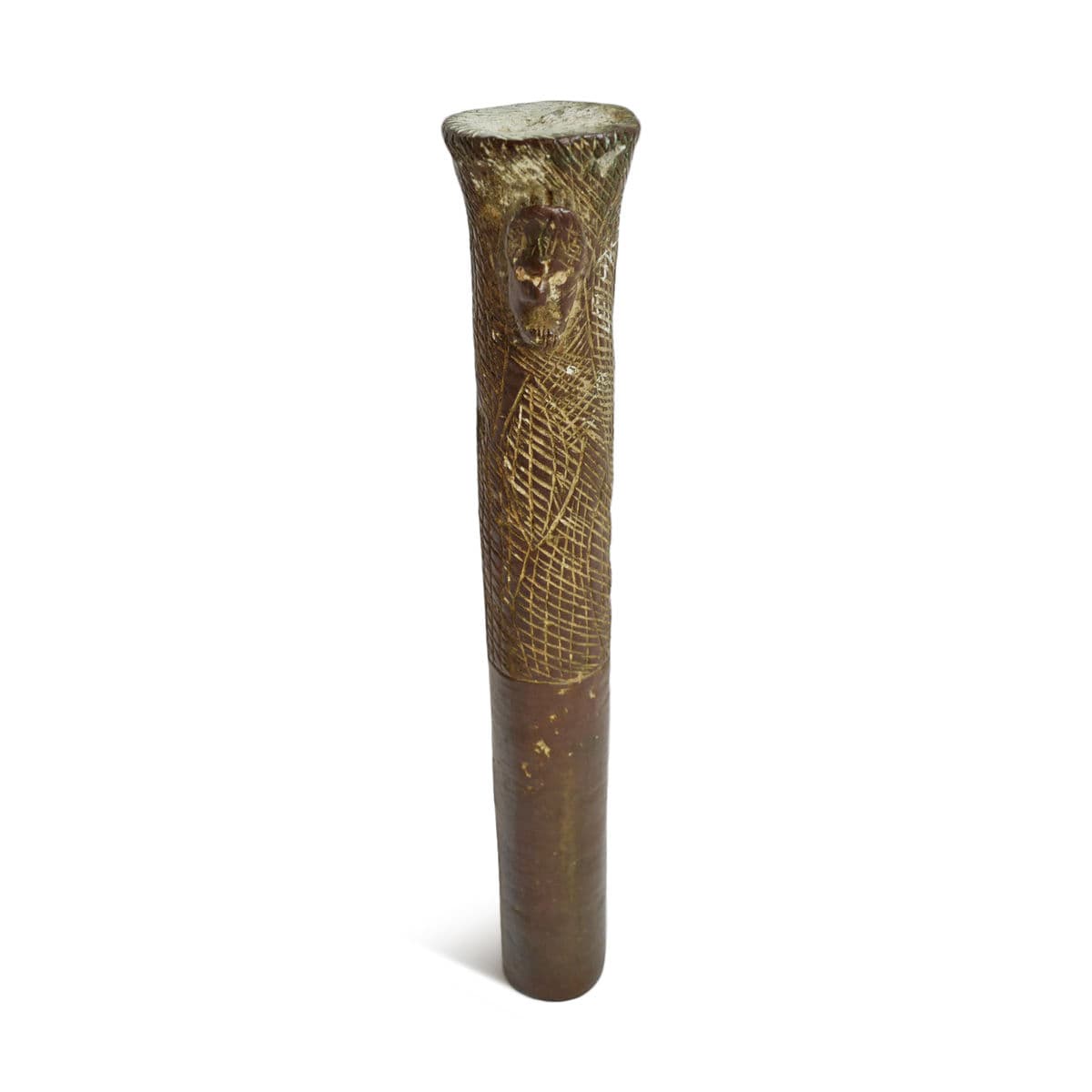 Old Bronze Pestle Medicine Stick - Thumbnail 2