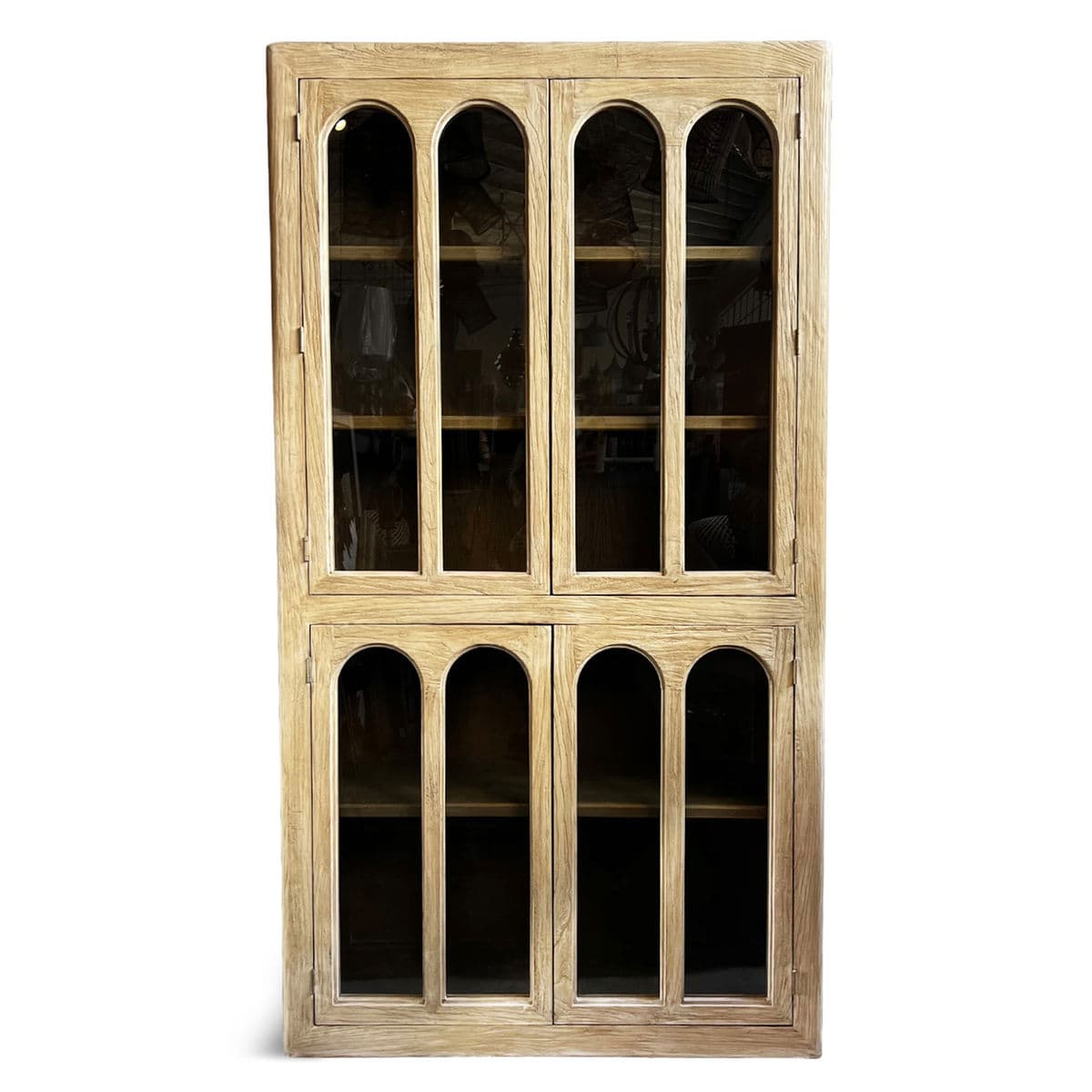 Elm Arch Window Display Cabinet - Thumbnail 2