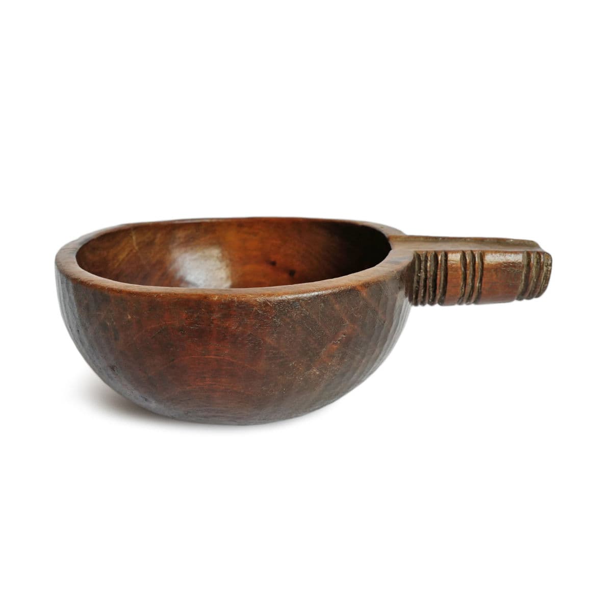 Old Teak Nepal Wood Bowl - Thumbnail 2