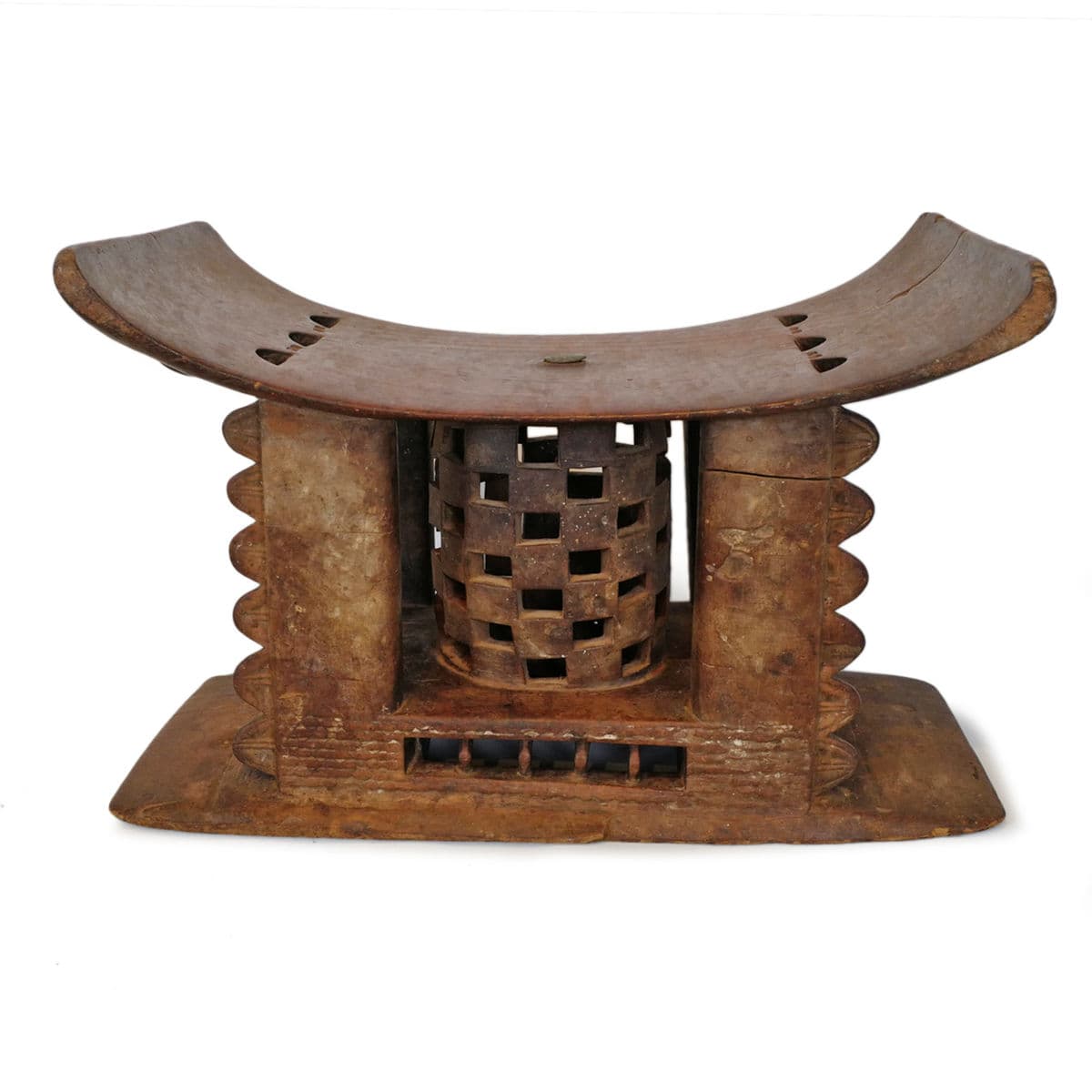 Antique Asante Chief Stool - Thumbnail 2
