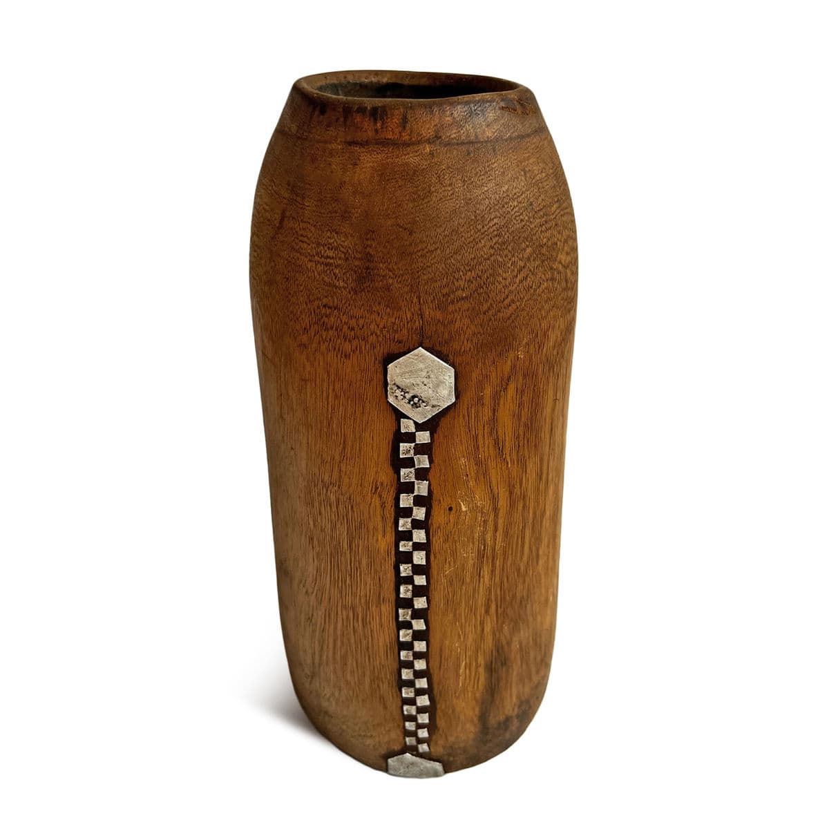 Vintage Tutsi Wood Pot - Thumbnail 2