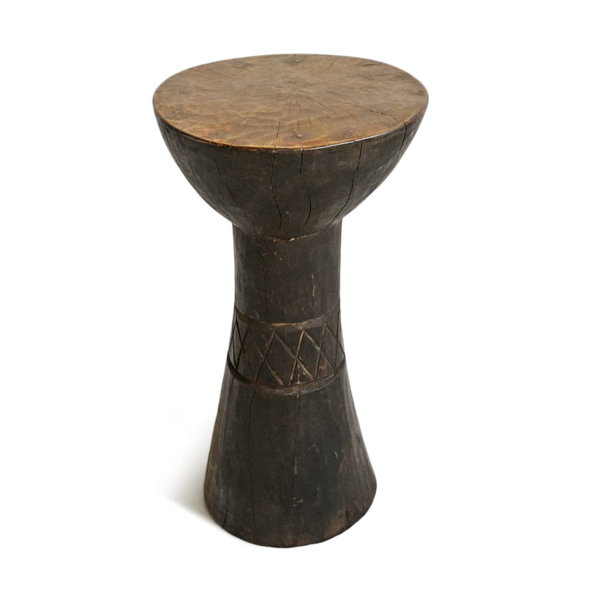 Tukara Wood Stool - Thumbnail 2