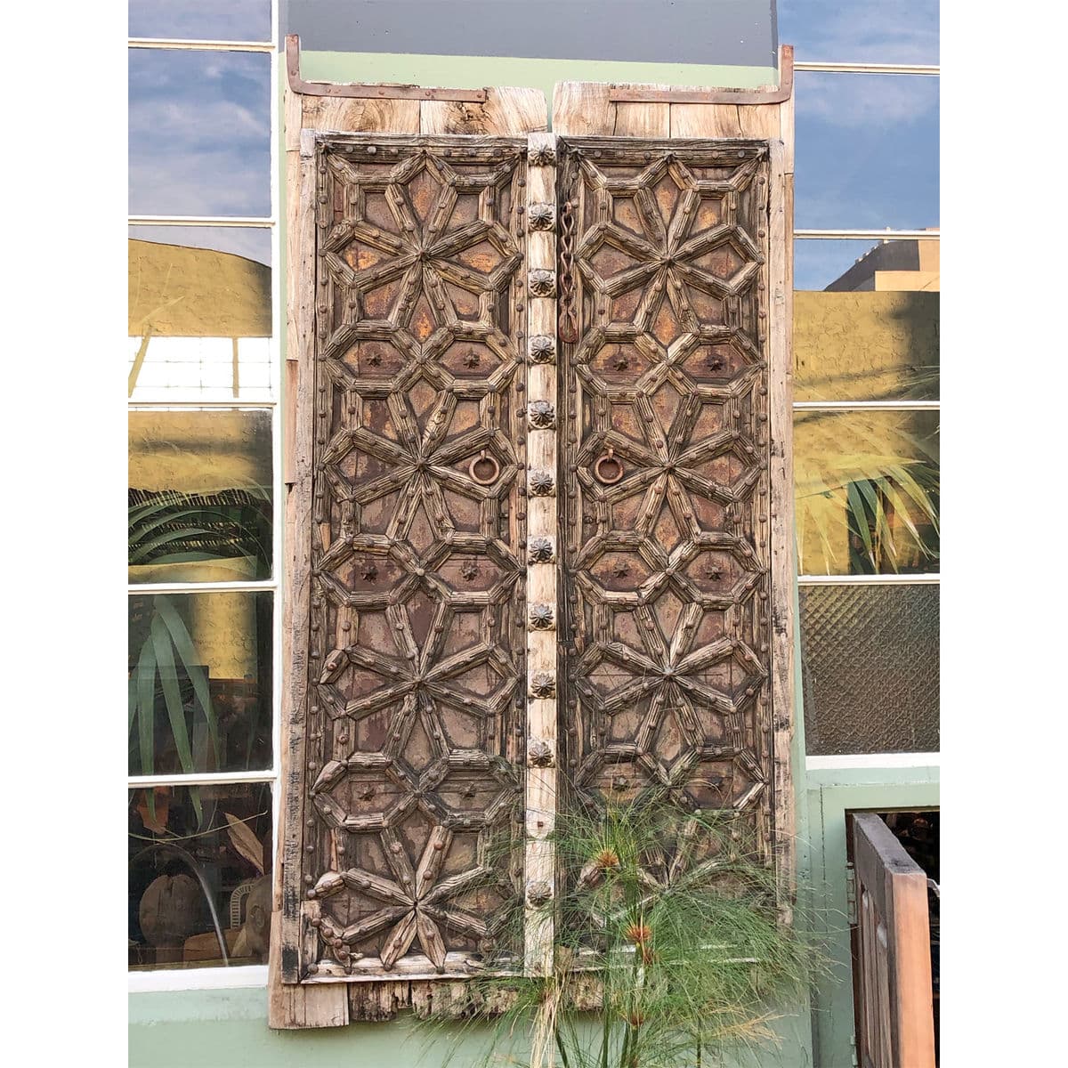 Original Carved Wood Punjabi Door - Thumbnail 2