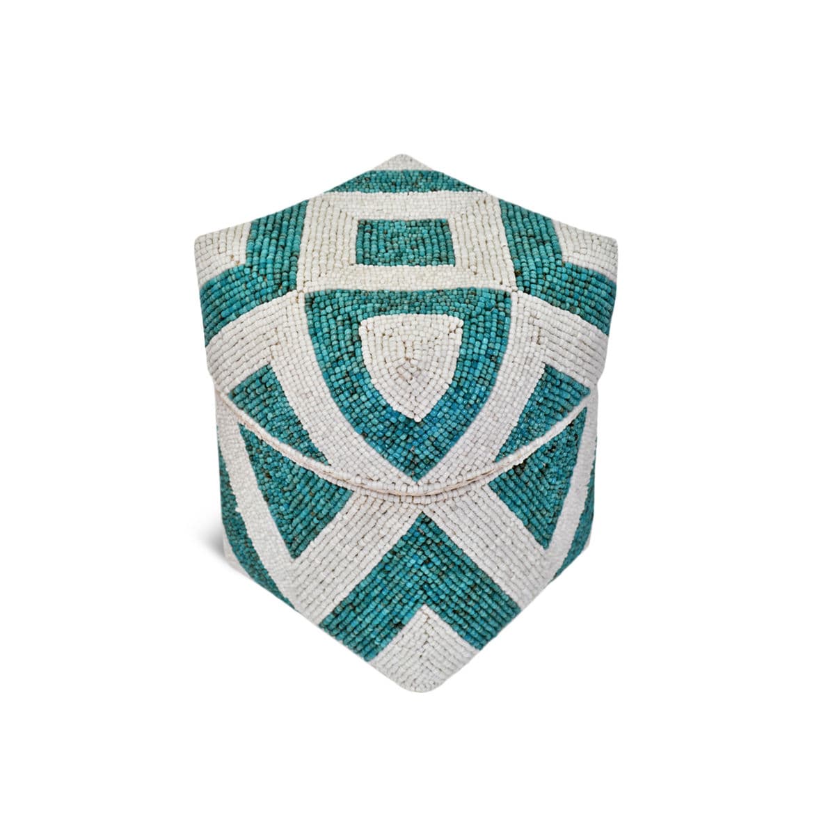 Beaded Bamboo Box Small - Thumbnail 2