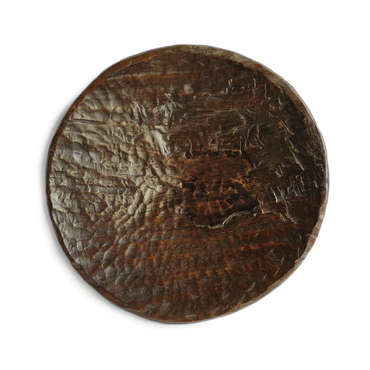 Large Vintage Tharus Nepalese Plate - Thumbnail 2