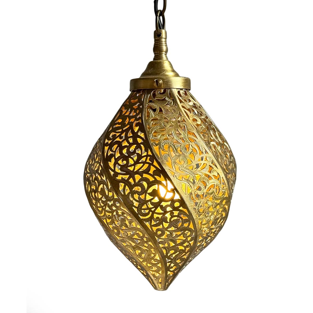 Brass Lela Small Pendant Light - Thumbnail 2
