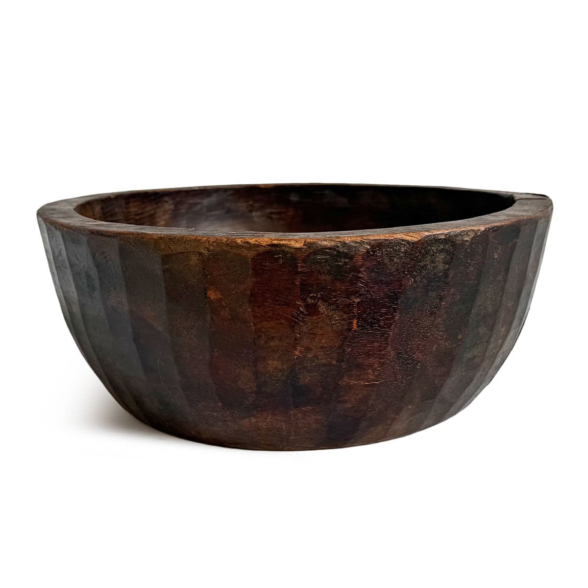 Vintage Wood India Teak Bowl - Thumbnail 2