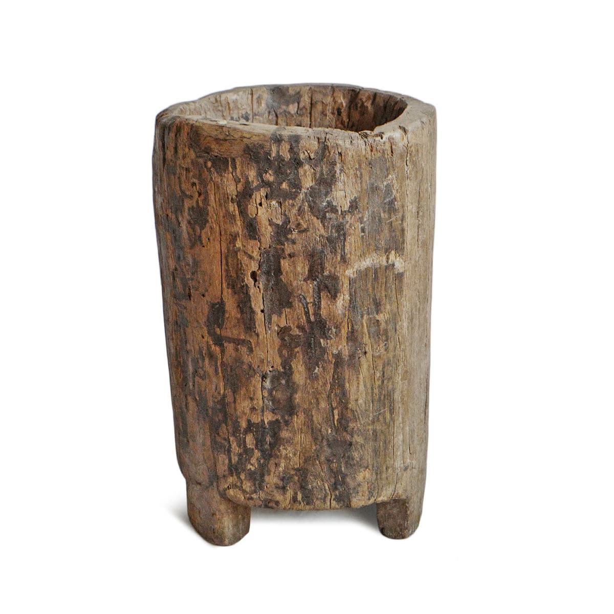 Old Naga Wood Trunk Pot - Thumbnail 2
