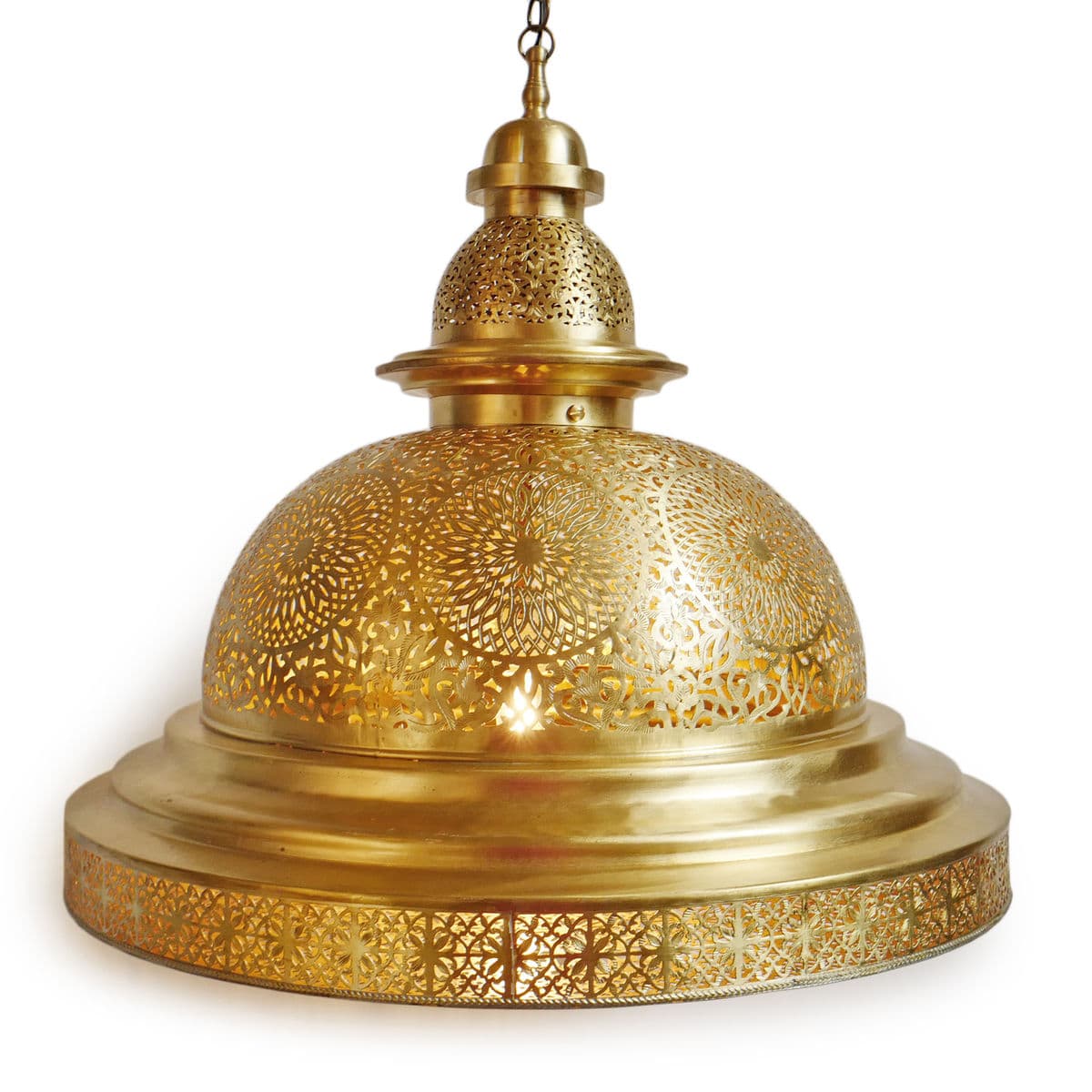 Brass Bell Pendant Large - Thumbnail 2
