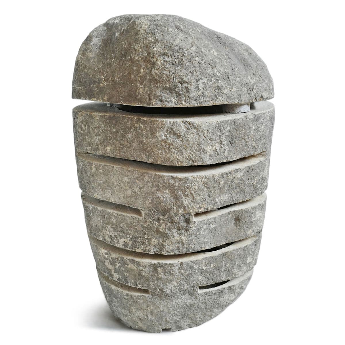 River Rock Garden Lantern Large - Thumbnail 2