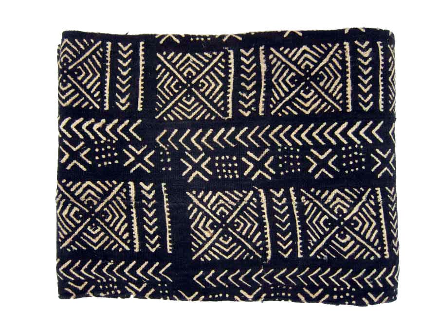 Mali Mudcloth Black & White - Large - Thumbnail 2