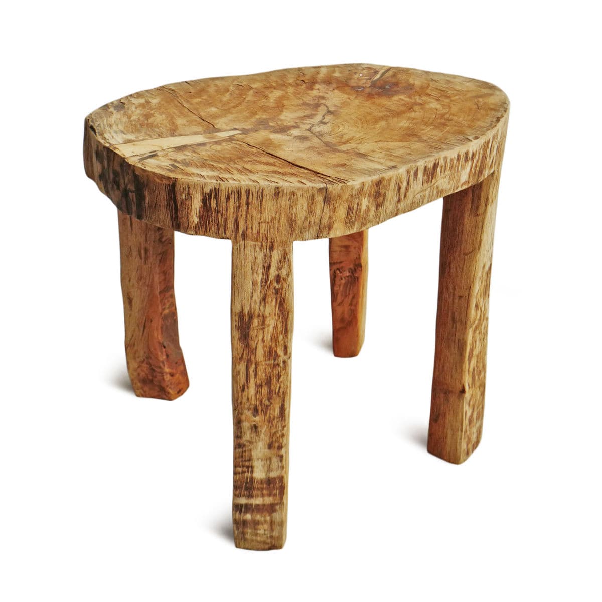 Rustic Naga Four Leg Wood Table - Thumbnail 2