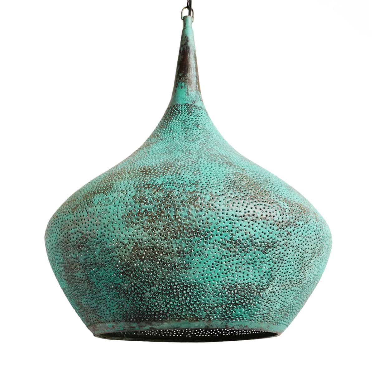 Copper Rain Drop Lantern Medium - Thumbnail 2