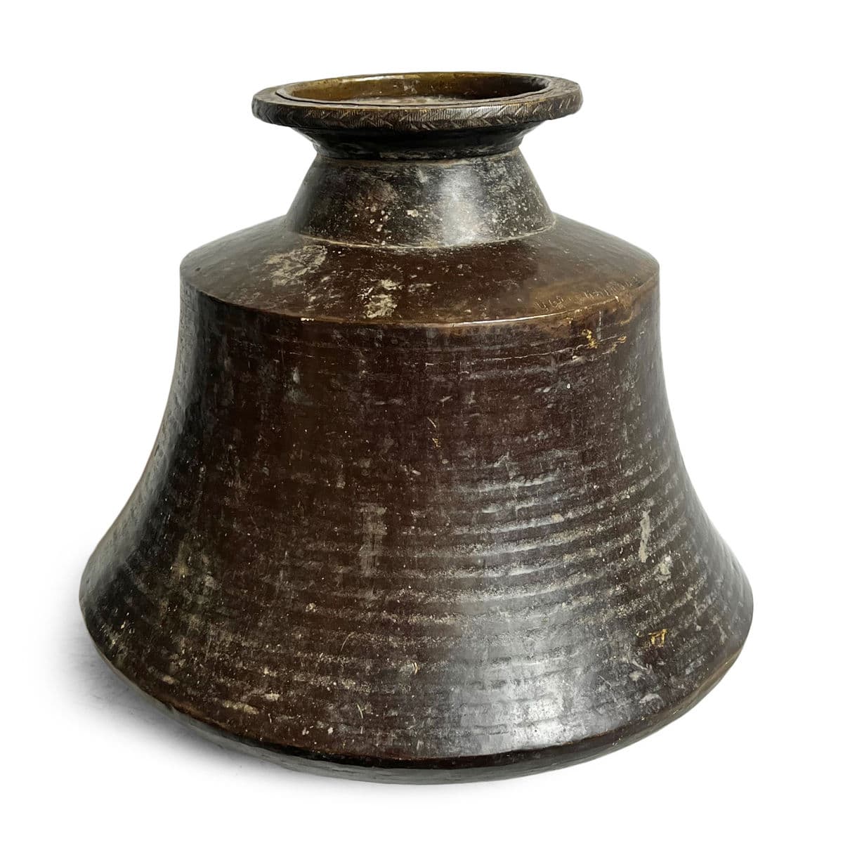 Antique Bronze Rambagh Palace Pot - Thumbnail 2