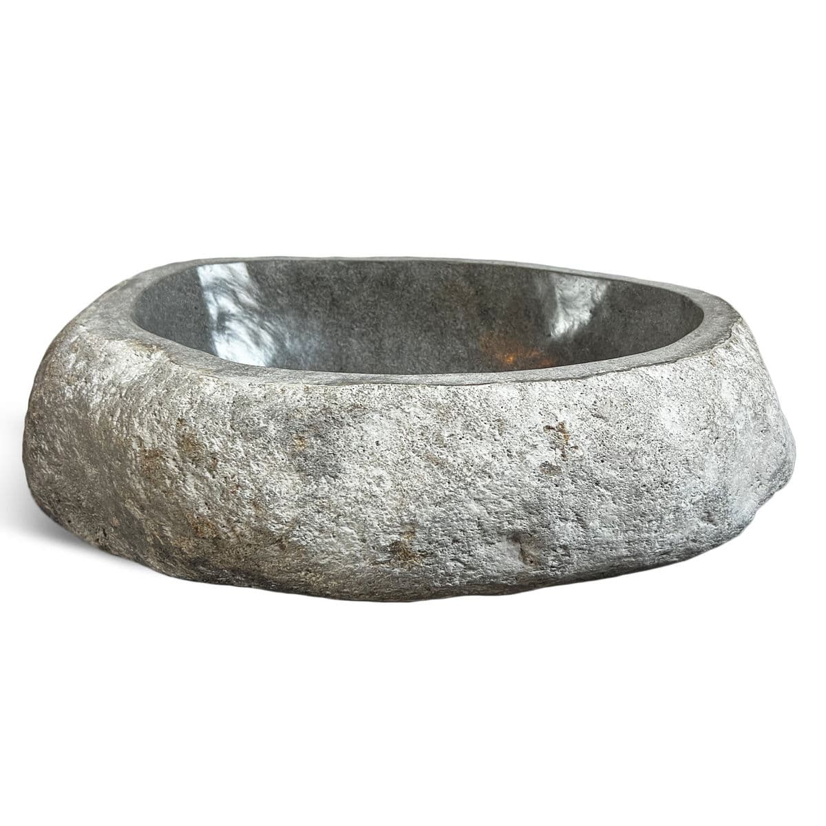 XL River Stone Boulder Bowl Sink - Thumbnail 2